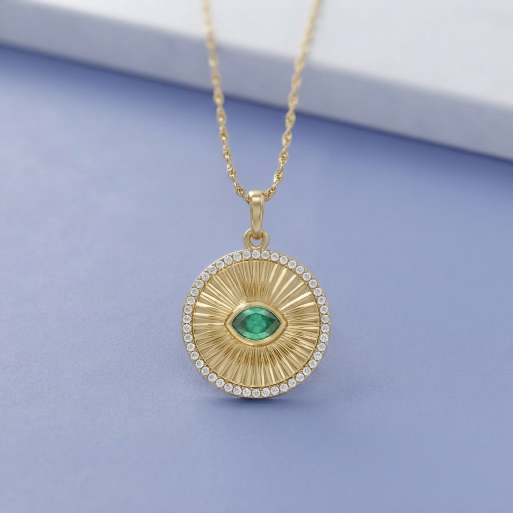 0.55 Carat Lab Grown Gemstone Pendant Necklace Jewelry