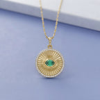 0.55 Carat Lab Grown Gemstone Pendant Necklace Jewelry