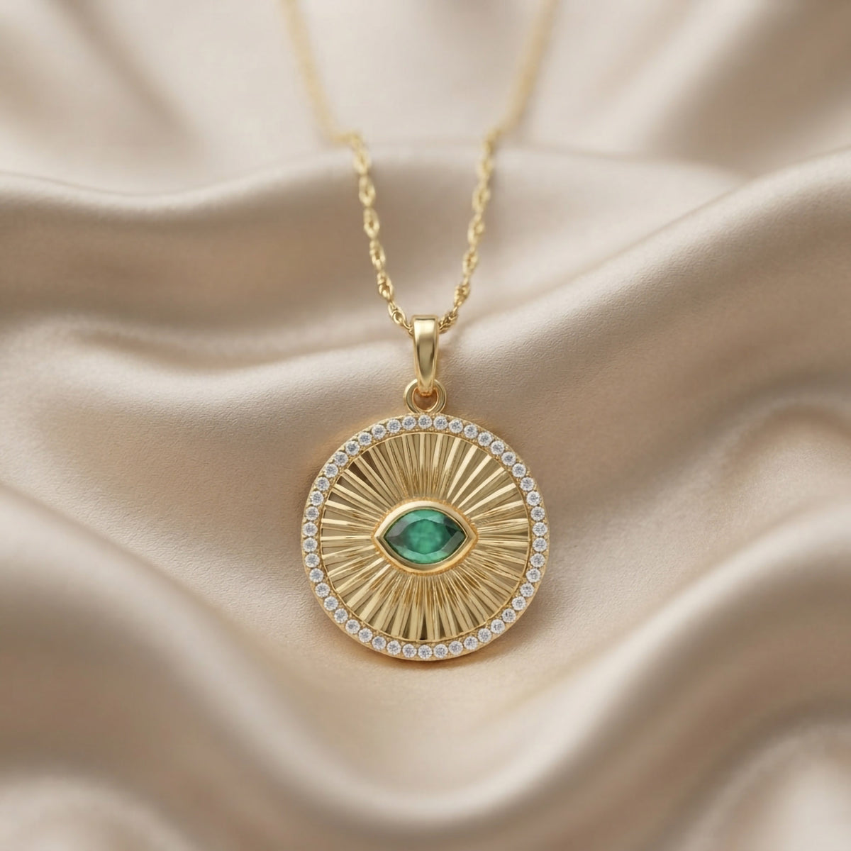 0.55 Carat Lab Grown Gemstone Pendant Necklace Jewelry