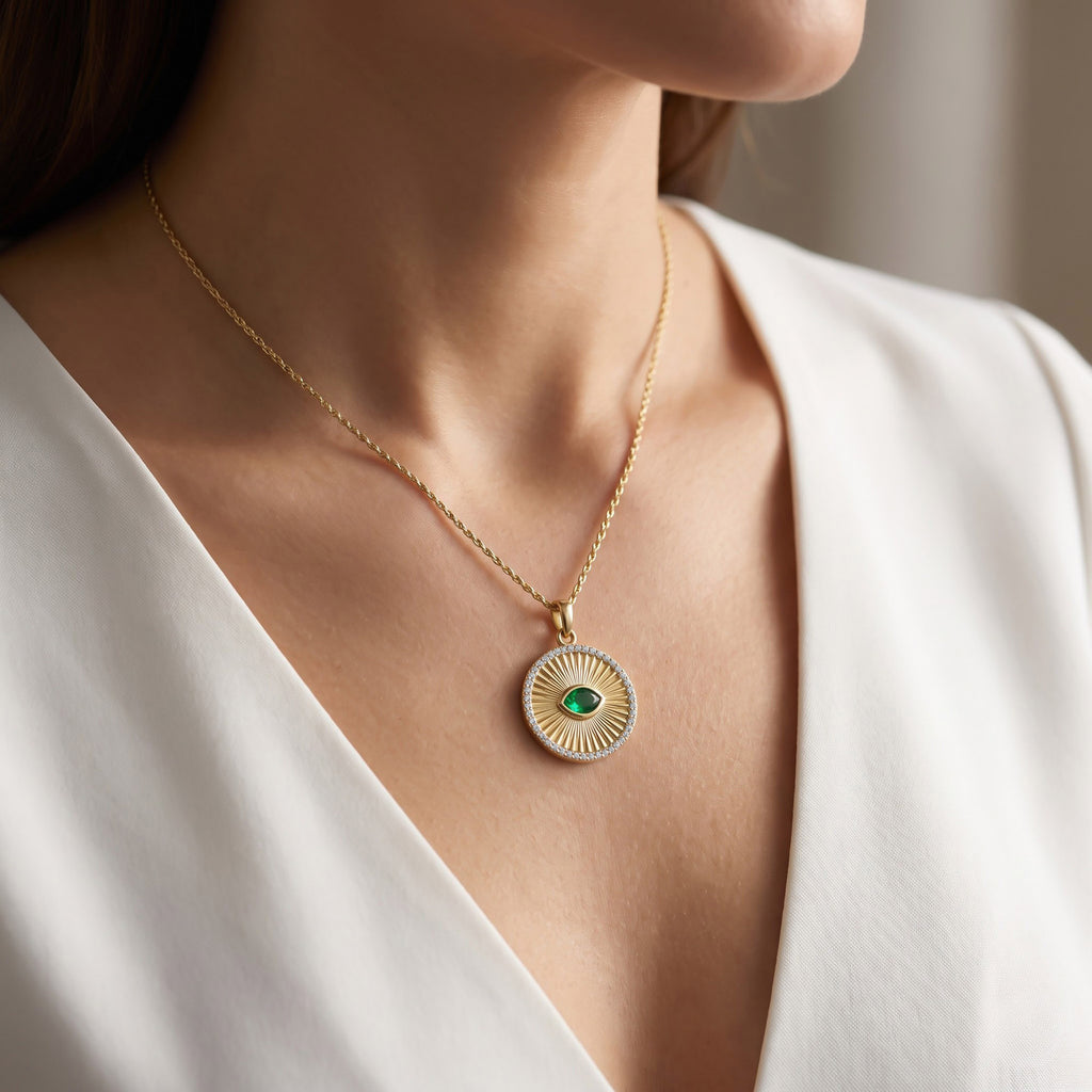 0.55 Carat Lab Grown Gemstone Pendant Necklace Jewelry