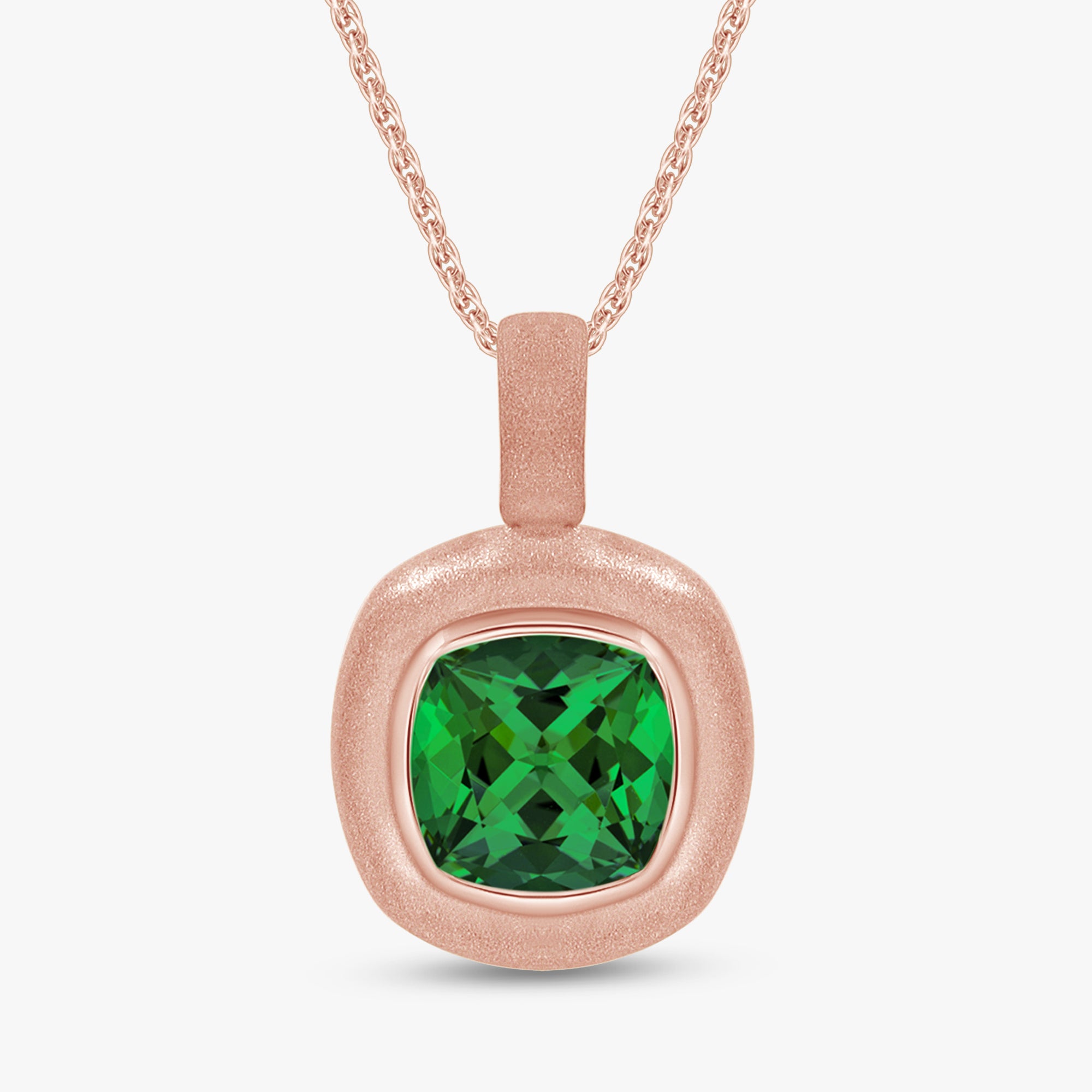 1.35 Carat Lab Grown Gemstone Solitaire Pendant Necklace