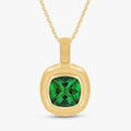 1.35 Carat Lab Grown Gemstone Solitaire Pendant Necklace