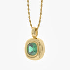 1.35 Carat Lab Grown Gemstone Solitaire Pendant Necklace