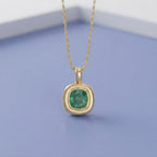 1.35 Carat Lab Grown Gemstone Solitaire Pendant Necklace