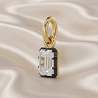 0.80 Carat Emerald Cut Lab Grown Diamond Solitaire Pendant Necklace