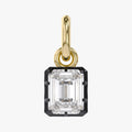 0.80 Carat Emerald Cut Lab Grown Diamond Solitaire Pendant Necklace