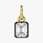 0.80 Carat Emerald Cut Lab Grown Diamond Solitaire Pendant Necklace