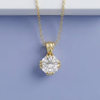 2.04 CTW Round Diamond Heritage Pendant Necklace