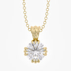 2.04 CTW Round Diamond Heritage Pendant Necklace