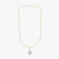 5.00 Carat Round Cut Lab Grown Diamond Charm Necklace