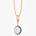 5.00 Carat Round Cut Lab Grown Diamond Charm Necklace