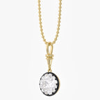 5.00 Carat Round Cut Lab Grown Diamond Charm Necklace
