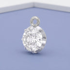 1.00 Carat Round Cut Lab Grown Diamond Pendant Necklace Jewelry