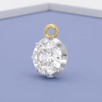 1.00 Carat Round Cut Lab Grown Diamond Pendant Necklace Jewelry