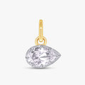 1.00 Carat Pear Shape Lab Grown Diamond Solitaire Pendant