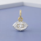 1.00 Carat Marquise Shape Lab Grown Diamond Pendant Necklace Jewelry