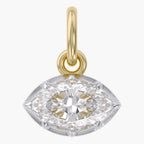 1.00 Carat Marquise Shape Lab Grown Diamond Pendant Necklace Jewelry