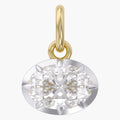1.00 Carat Oval Shape Lab Grown Diamond Solitaire Pendant