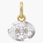 1.00 Carat Oval Shape Lab Grown Diamond Solitaire Pendant