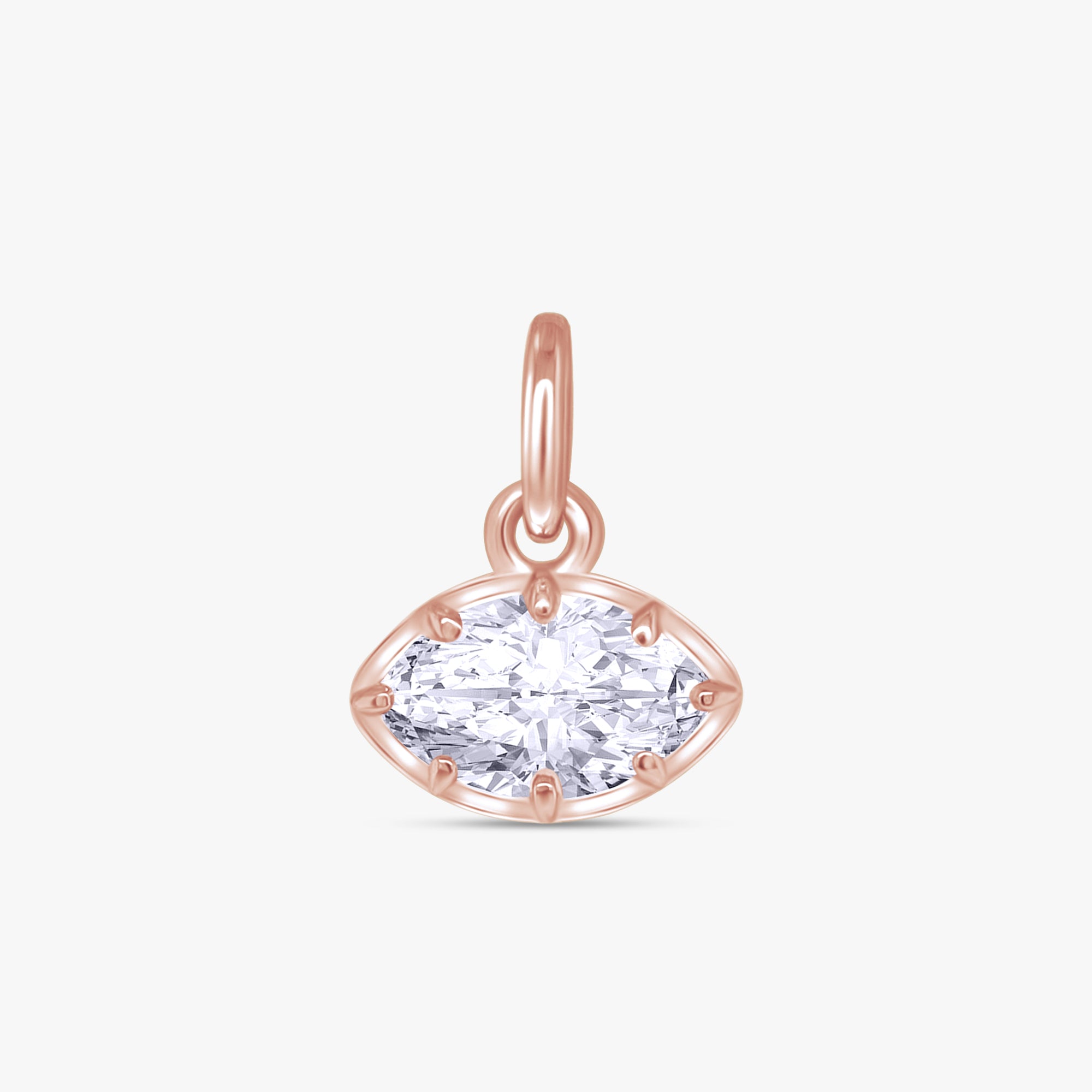 1.00 Carat Marquise Shape Lab Grown Diamond Solitaire Pendant