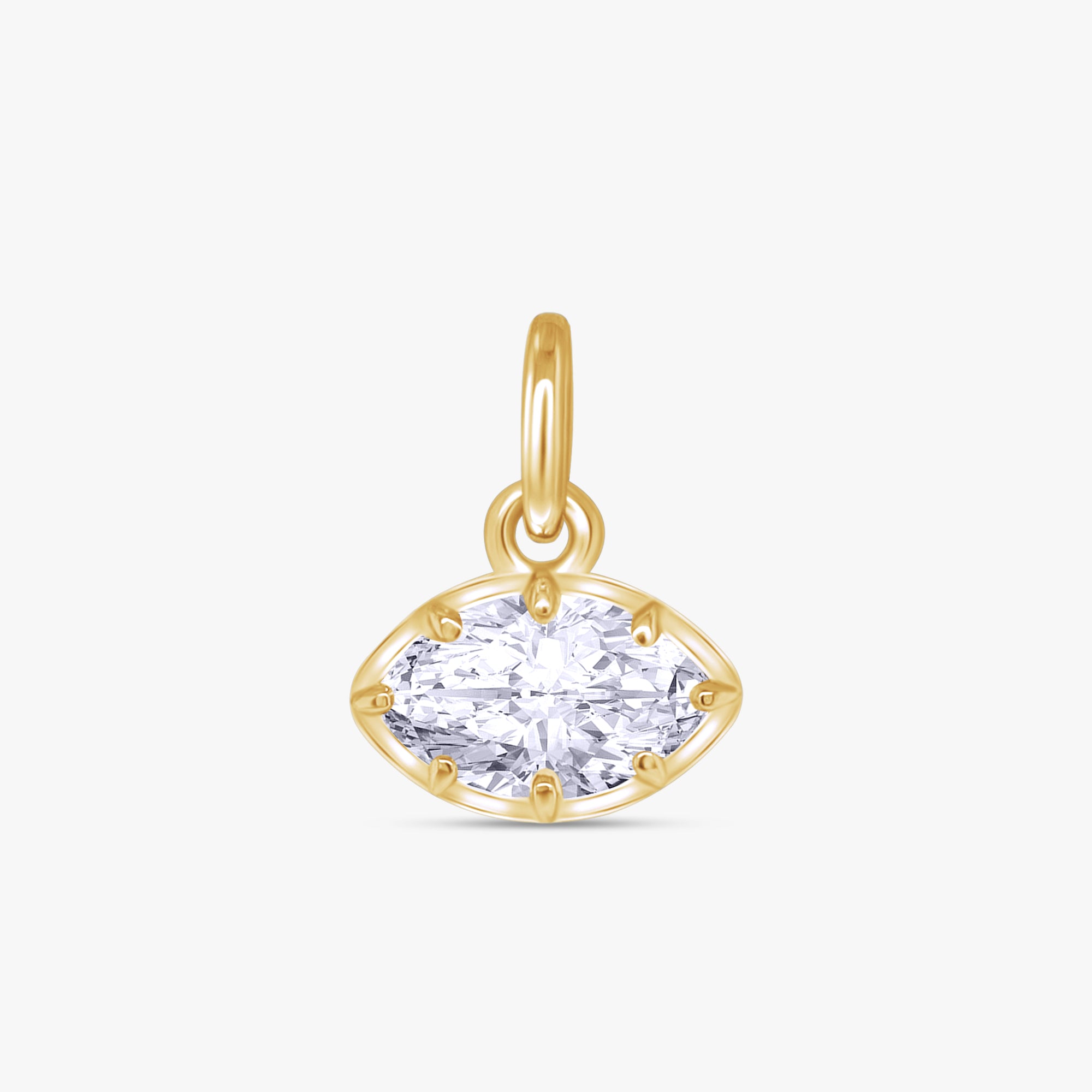 1.00 Carat Marquise Shape Lab Grown Diamond Solitaire Pendant