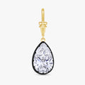 4.80 Carat Pear Shape Lab Grown Diamond Charm Pendant