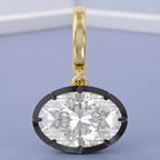 2.35 CTW Lab Grown Diamond Oval Prong Set Solitaire Pendant
