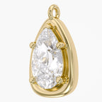 1.01 CTW Pear Shape Lab-Grown Diamond Solitaire Pendant