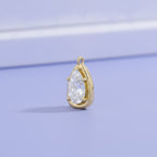 1.01 CTW Pear Shape Lab-Grown Diamond Solitaire Pendant