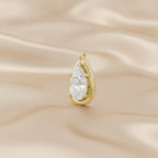 1.01 CTW Pear Shape Lab-Grown Diamond Solitaire Pendant