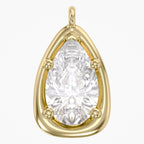 1.01 CTW Pear Shape Lab-Grown Diamond Solitaire Pendant
