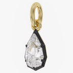 1.00 Carat Pear Shape Lab Grown Diamond Solitaire Pendant Necklace Jewelry