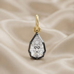 1.00 Carat Pear Shape Lab Grown Diamond Solitaire Pendant Necklace Jewelry