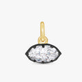 1.00 Carat Marquise Shape Lab Grown Diamond Solitaire Pendant Necklace Jewelry