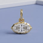 1.12 Carat Marquise Shape Lab Grown Diamond Solitaire Pendant Necklace Jewelry