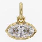 1.12 Carat Marquise Shape Lab Grown Diamond Solitaire Pendant Necklace Jewelry