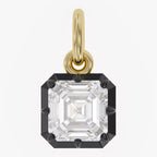 1.00  Carat Asscher Cut Lab Grown Diamond Solitaire Pendant Necklace Jewelry