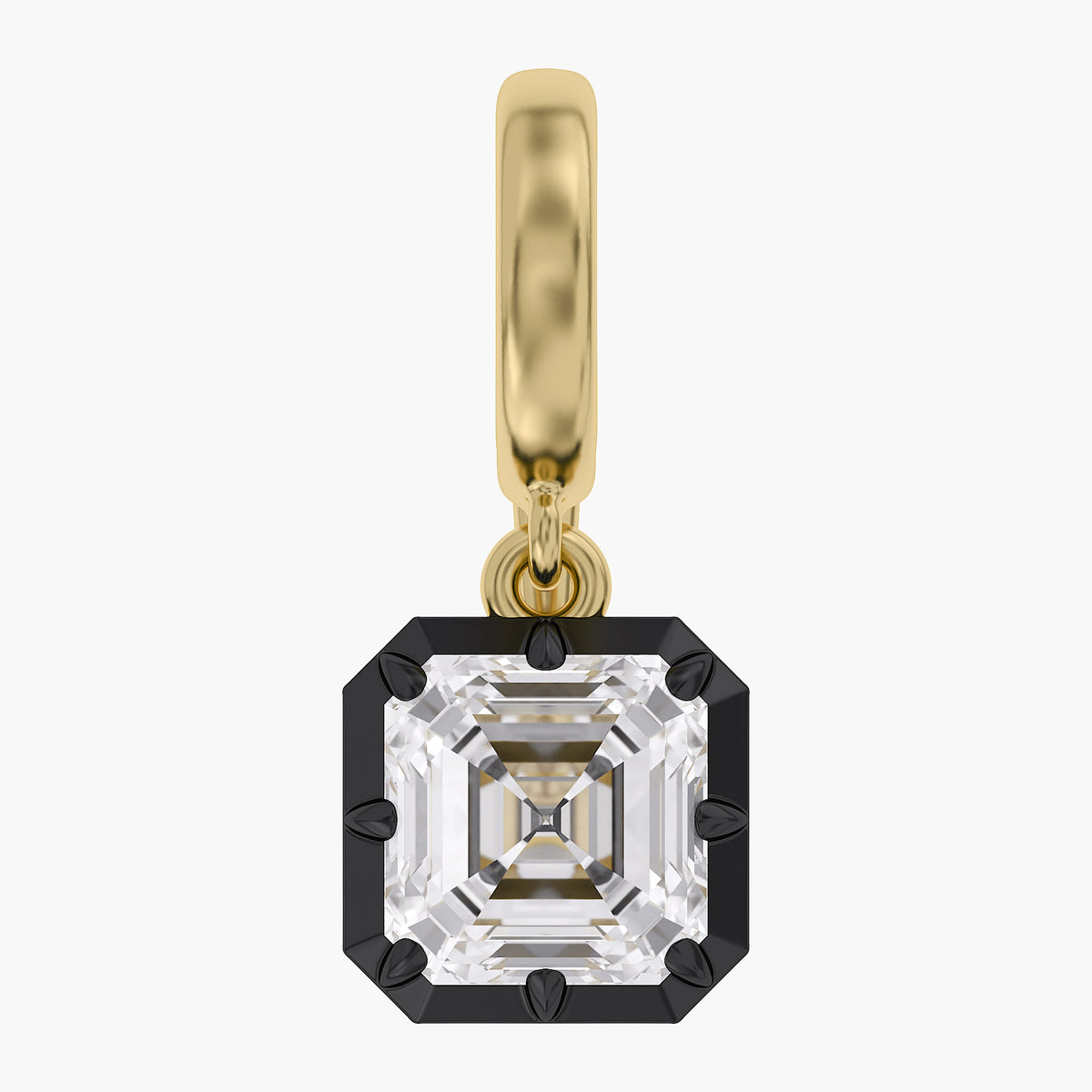 Lab Grown Georgian Style Pendants With Openable Bail