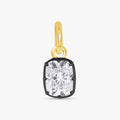 1.00 Carat Cushion Cut Lab Grown Diamond Solitaire Pendant Necklace Jewelry