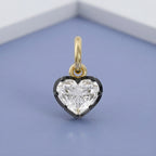 1.00 Carat Heart Shape Lab Grown Diamond Solitaire Pendant