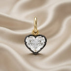 1.00 Carat Heart Shape Lab Grown Diamond Solitaire Pendant