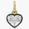 1.00 Carat Heart Shape Lab Grown Diamond Solitaire Pendant
