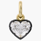 1.00 Carat Heart Shape Lab Grown Diamond Solitaire Pendant