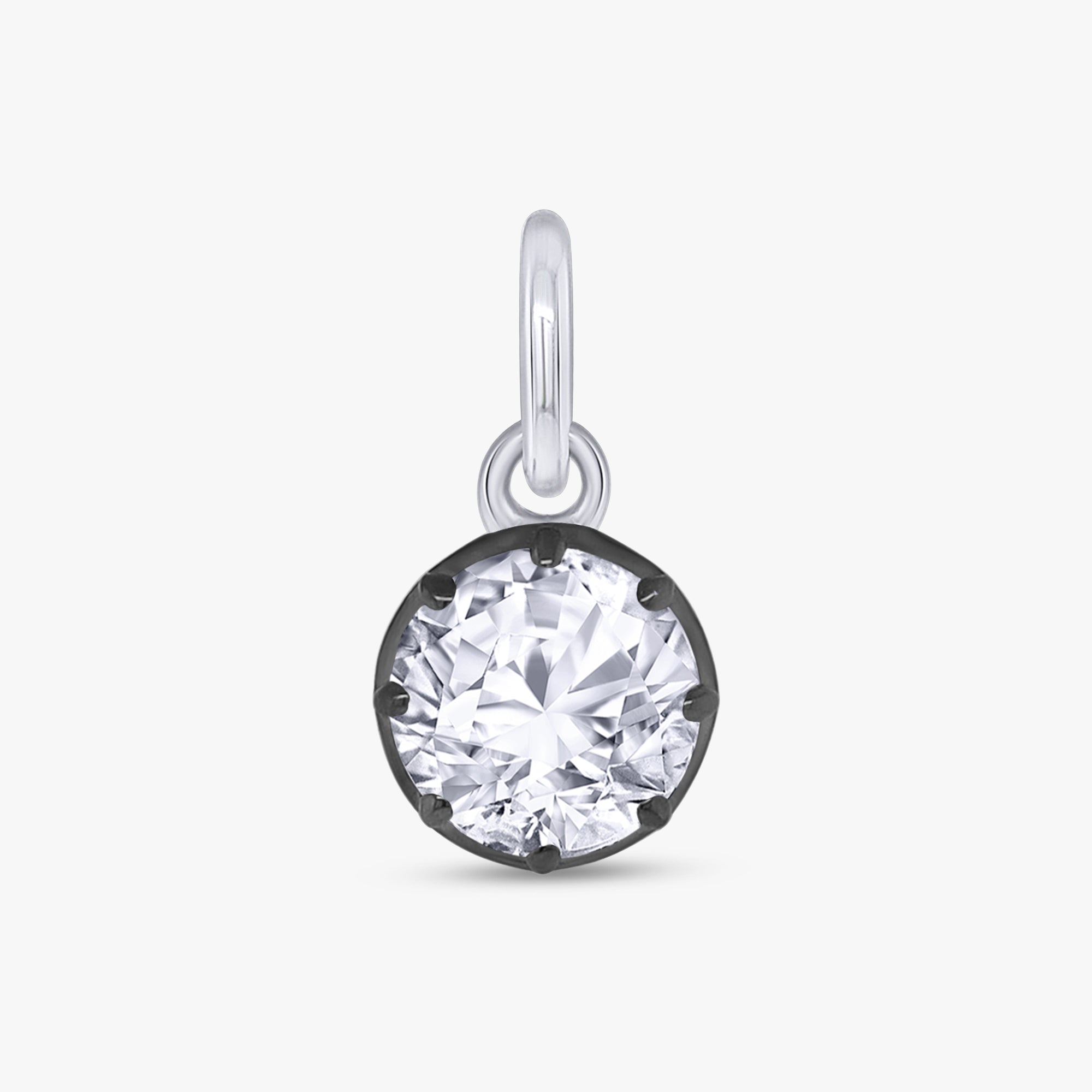 1.00 Carat Round Cut Lab Grown Diamond Solitaire Pendant