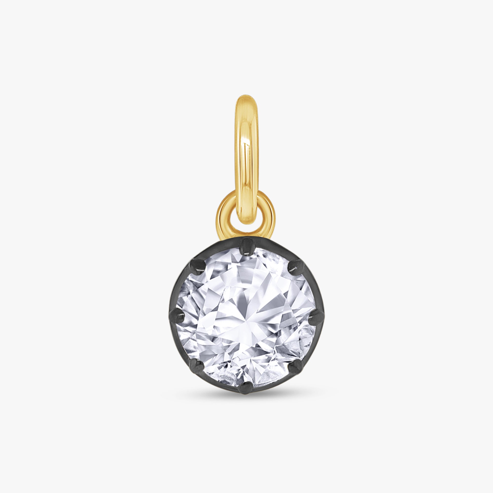 1.00 Carat Round Cut Lab Grown Diamond Solitaire Pendant
