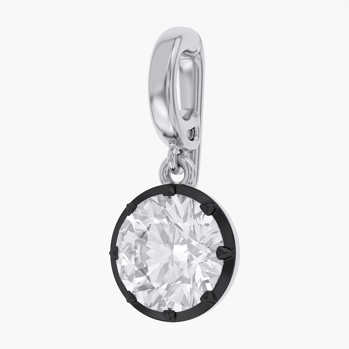 Lab Grown Georgian Style Pendants With Openable Bail