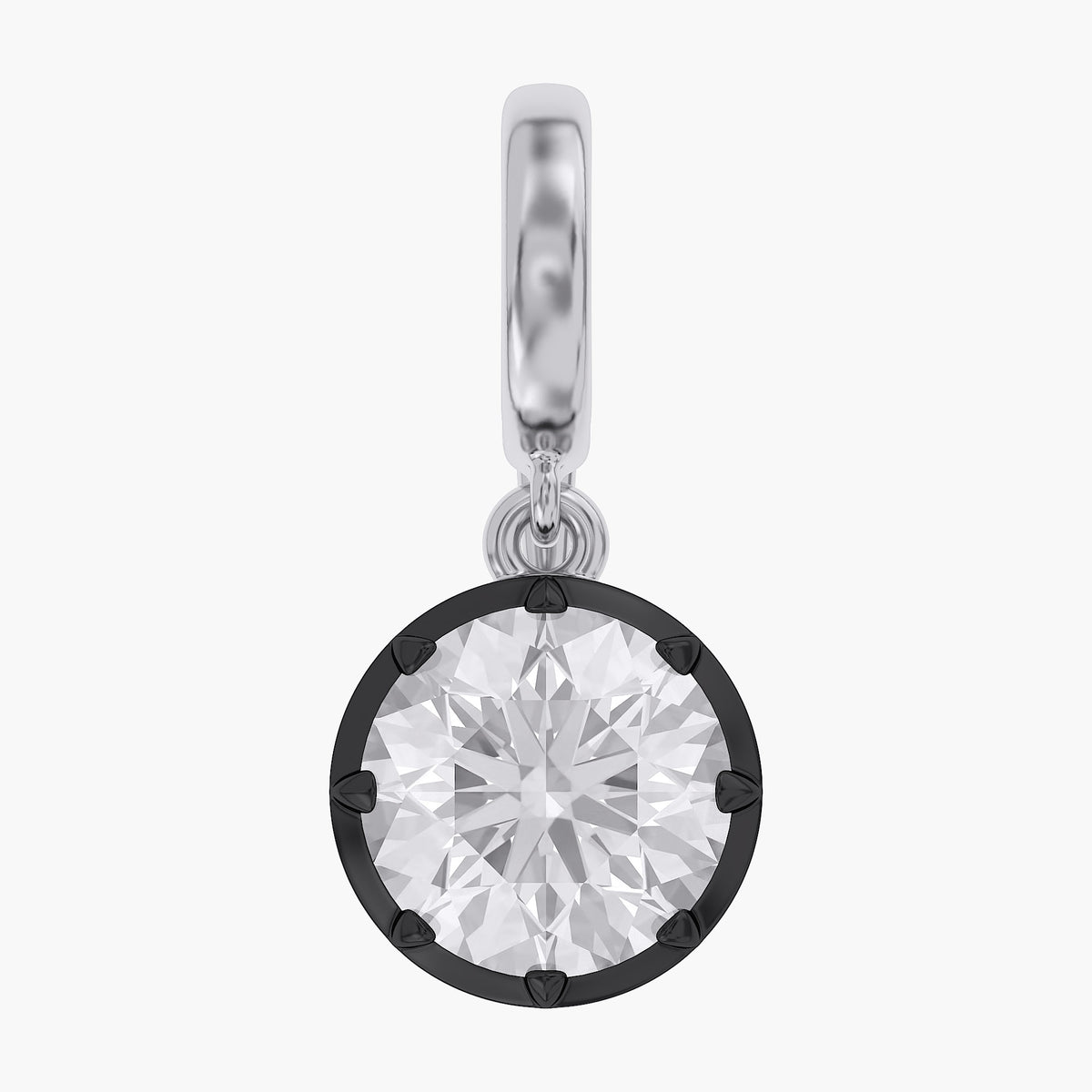Lab Grown Georgian Style Pendants With Openable Bail
