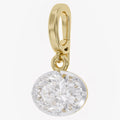 2.00 CTW Solitaire Oval Cut Lab Grown Diamond Pendant