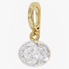 2.00 CTW Solitaire Oval Cut Lab Grown Diamond Pendant