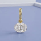 2.00 CTW Solitaire Oval Cut Lab Grown Diamond Pendant